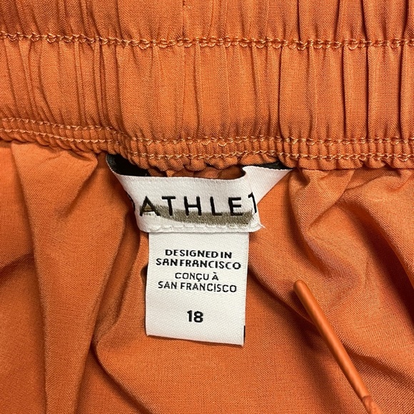 NWT Athleta Arrival Skirt Orange Midi Maxi Womens Size 18 Plus Orange Clay - Picture 4 of 6